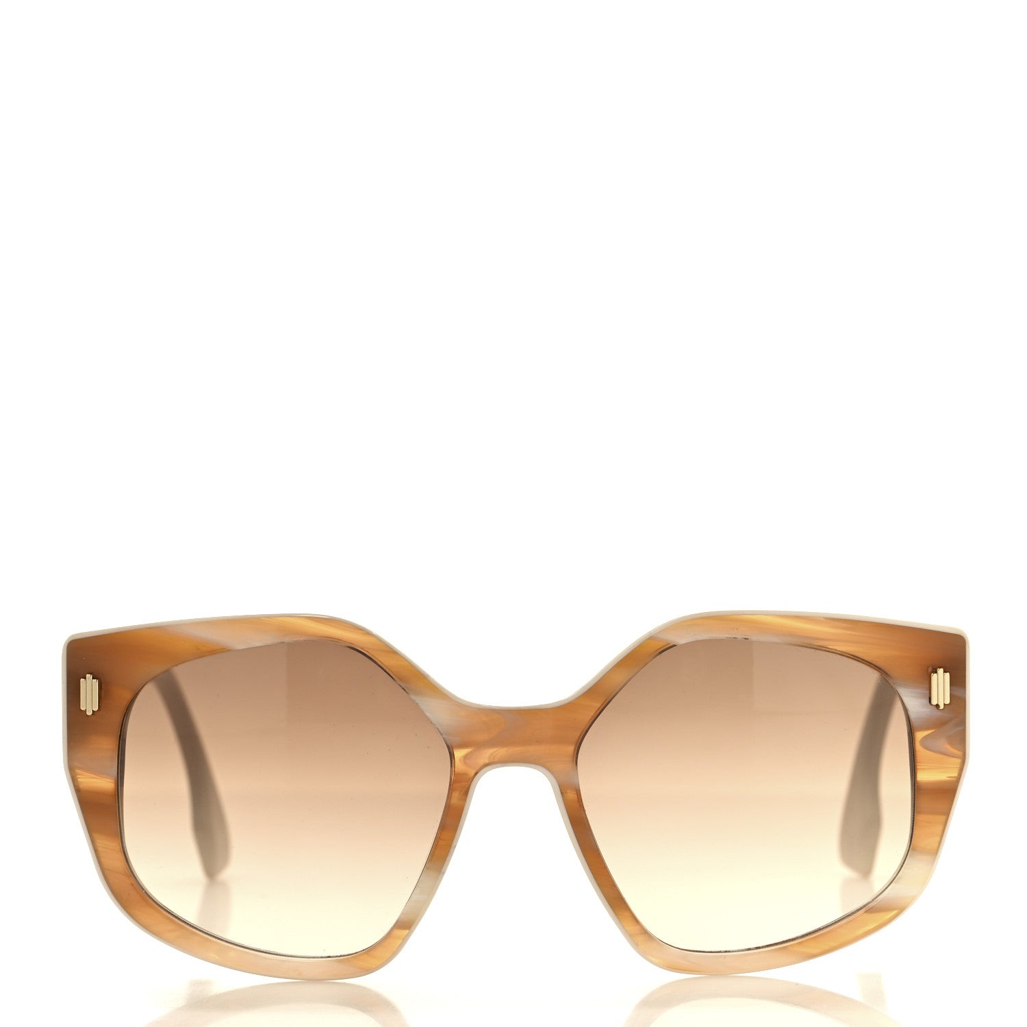 Fendi Acetate FF Fendi Butterfly Sunglasses FE40017I White 2 of 9