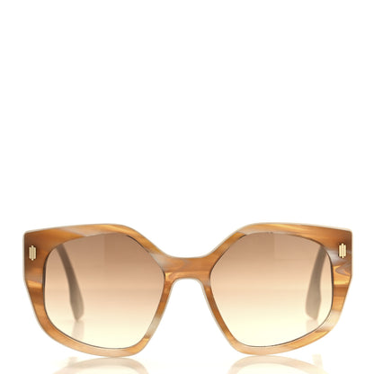 Fendi Acetate FF Fendi Butterfly Sunglasses FE40017I White 2 of 9