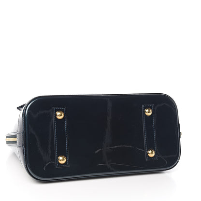 Louis Vuitton Vernis Alma PM Blue Nuit 4 of 9