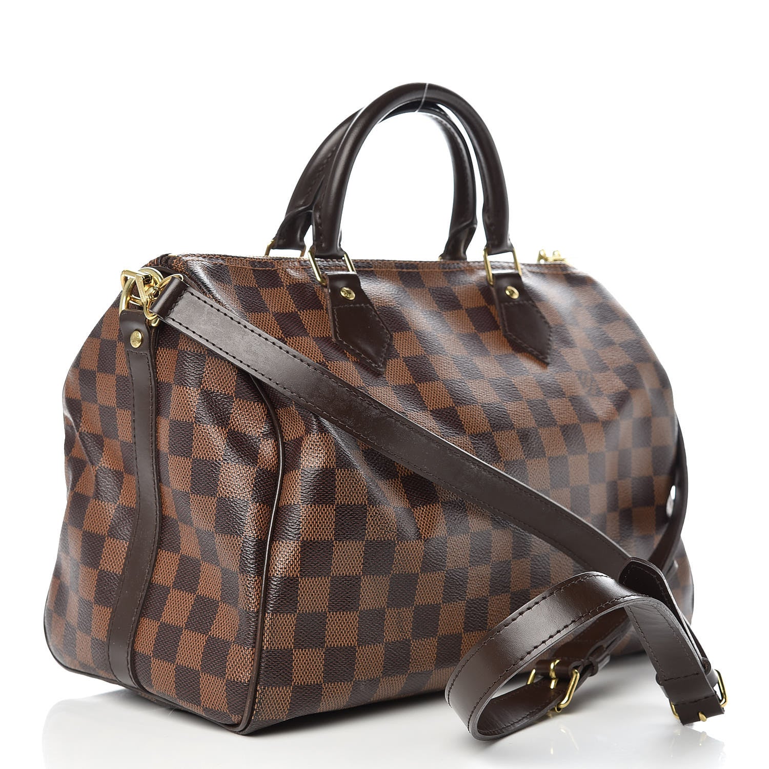 Louis Vuitton Damier Ebene Speedy Bandouliere 30 4 of 13
