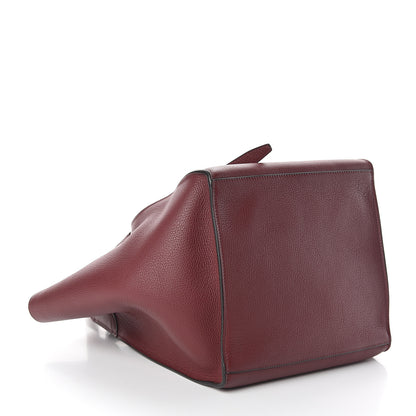 Celine Supple Grained Calfskin Small Long Strap Big Bag Light Burgundy 3 of 8