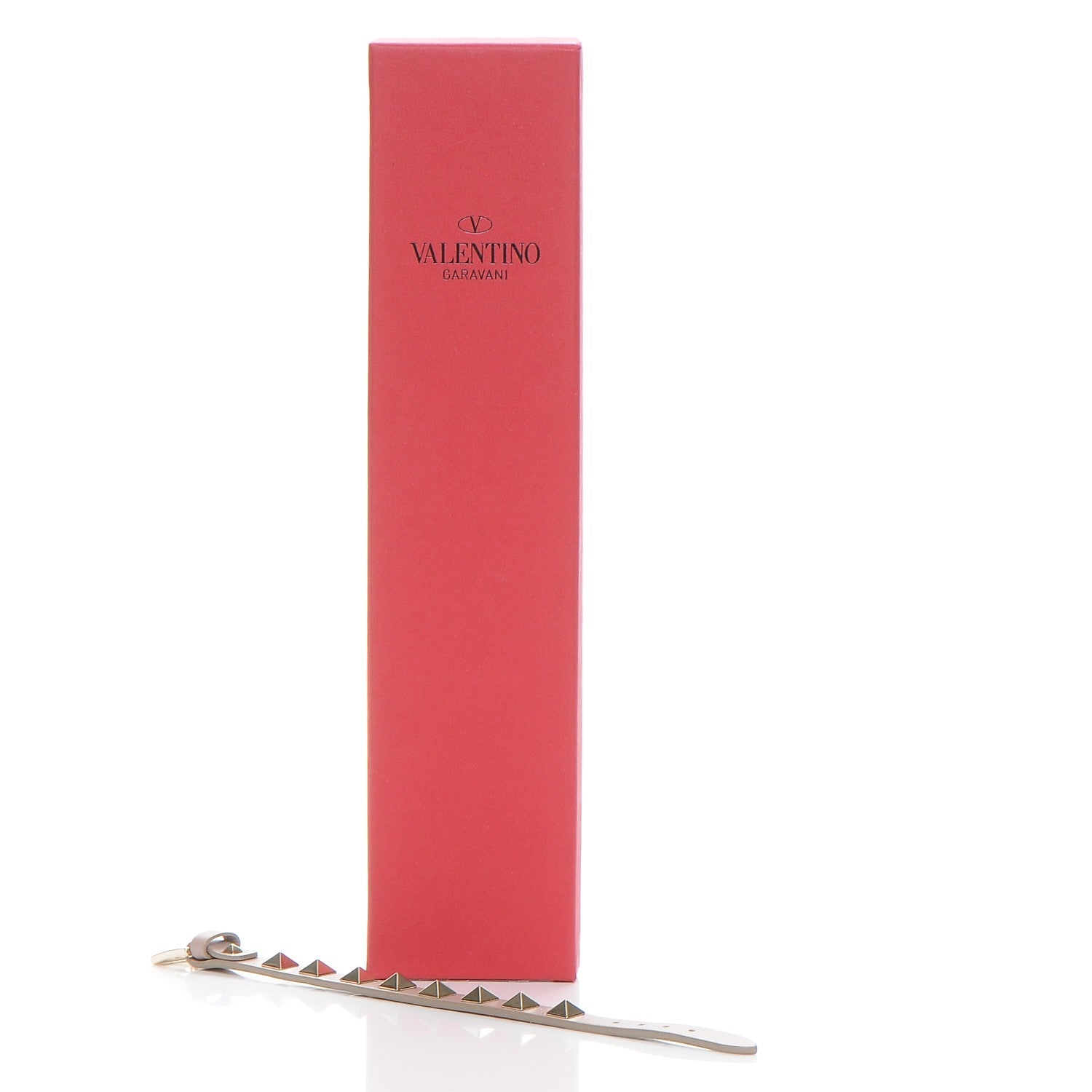 Valentino Garavani Vitello Rockstud Bracelet Blush 7 of 7