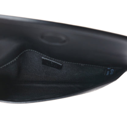 Gucci GG Supreme Monogram Web Slim Belt Bag Black Grey 5 of 9