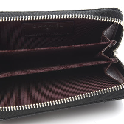 Chanel Caviar Quilted Zip Coin Purse Black 5 of 8
