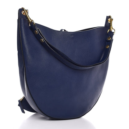Celine Supple Calfskin Medium Hobo Ink Blue 4 of 7