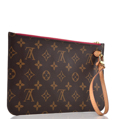 Louis Vuitton Monogram Neverfull MM GM Pochette Pivoine 3 of 8