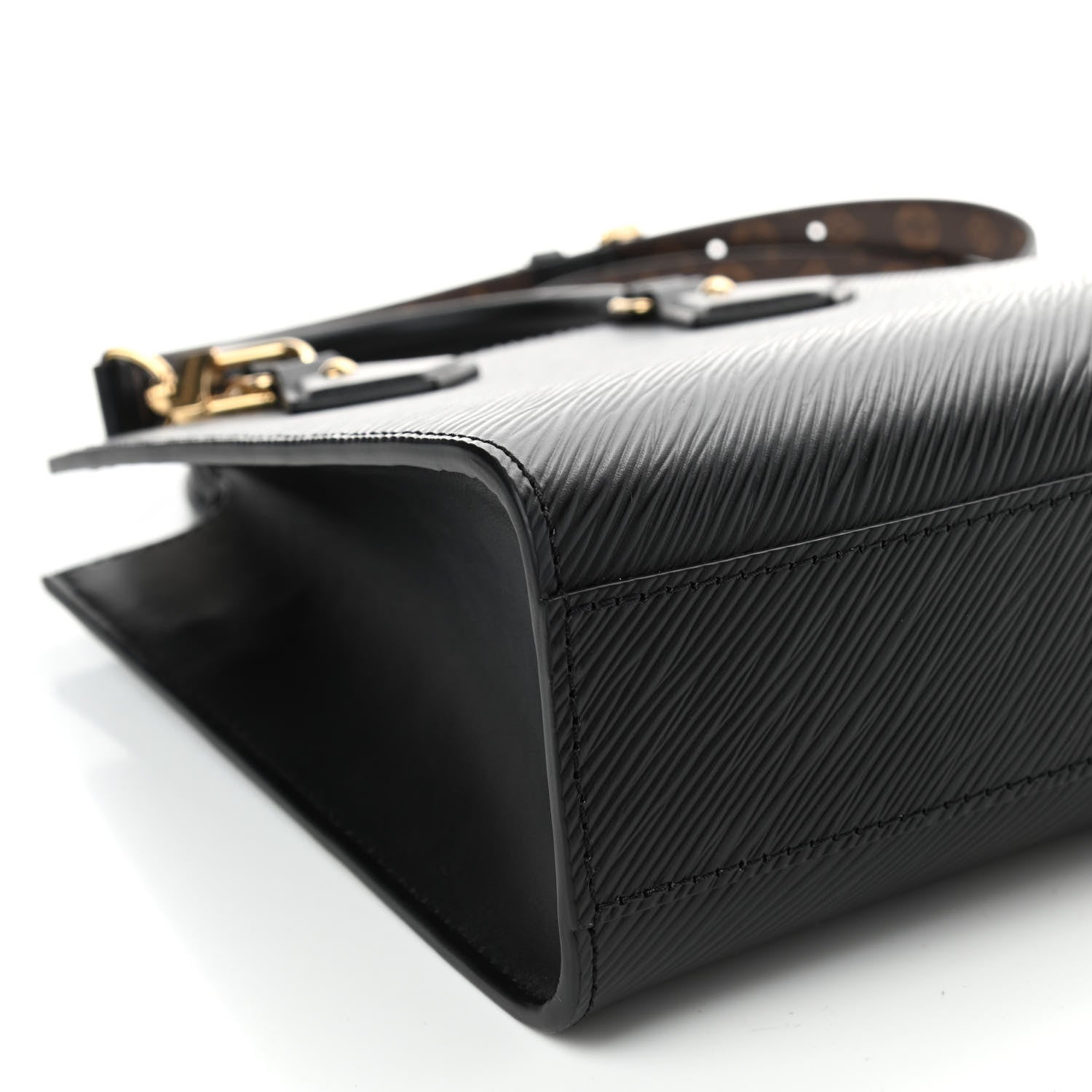 Louis Vuitton Epi Sac Plat BB Black 8 of 9