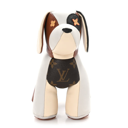 Louis Vuitton Calfskin Monogram Doudou Oscar Dog Beige 1 of 9