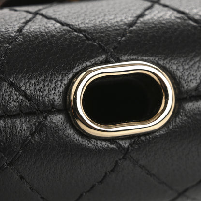 Chanel Lambskin Quilted Airpods Pro Case With Chain Black 6 of 8
