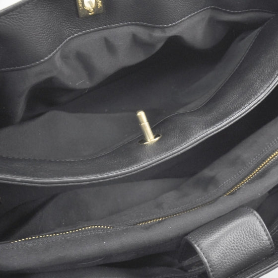 Chanel Caviar Cerf Executive Shopper Tote Black GHW 7 of 11