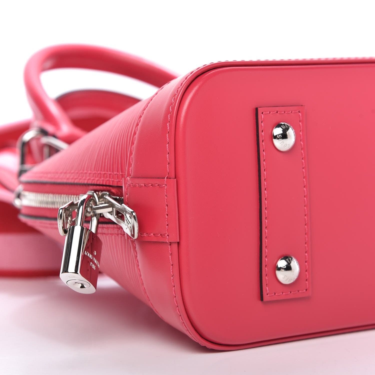 Louis Vuitton Epi Jacquard Alma BB Rose Pondicherry 6 of 9