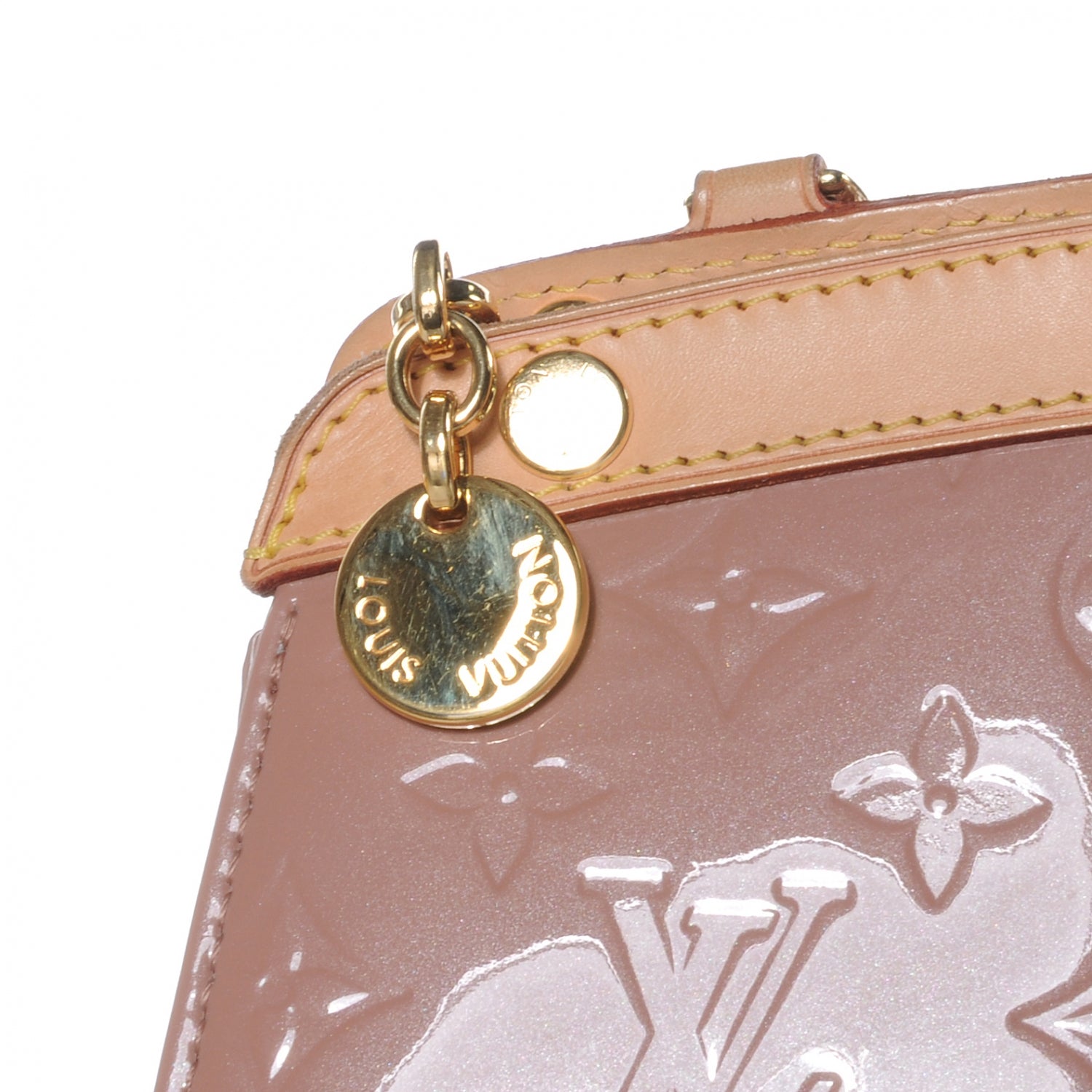 Louis Vuitton Vernis Brea GM Rose Velours 6 of 9