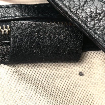 Gucci Raffia New Jackie Large Shoulder Bag Black 6 of 8