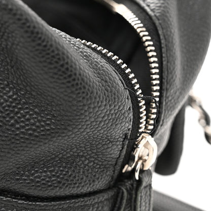 Chanel Caviar Quilted Travel Flap Tote Black 12 of 18