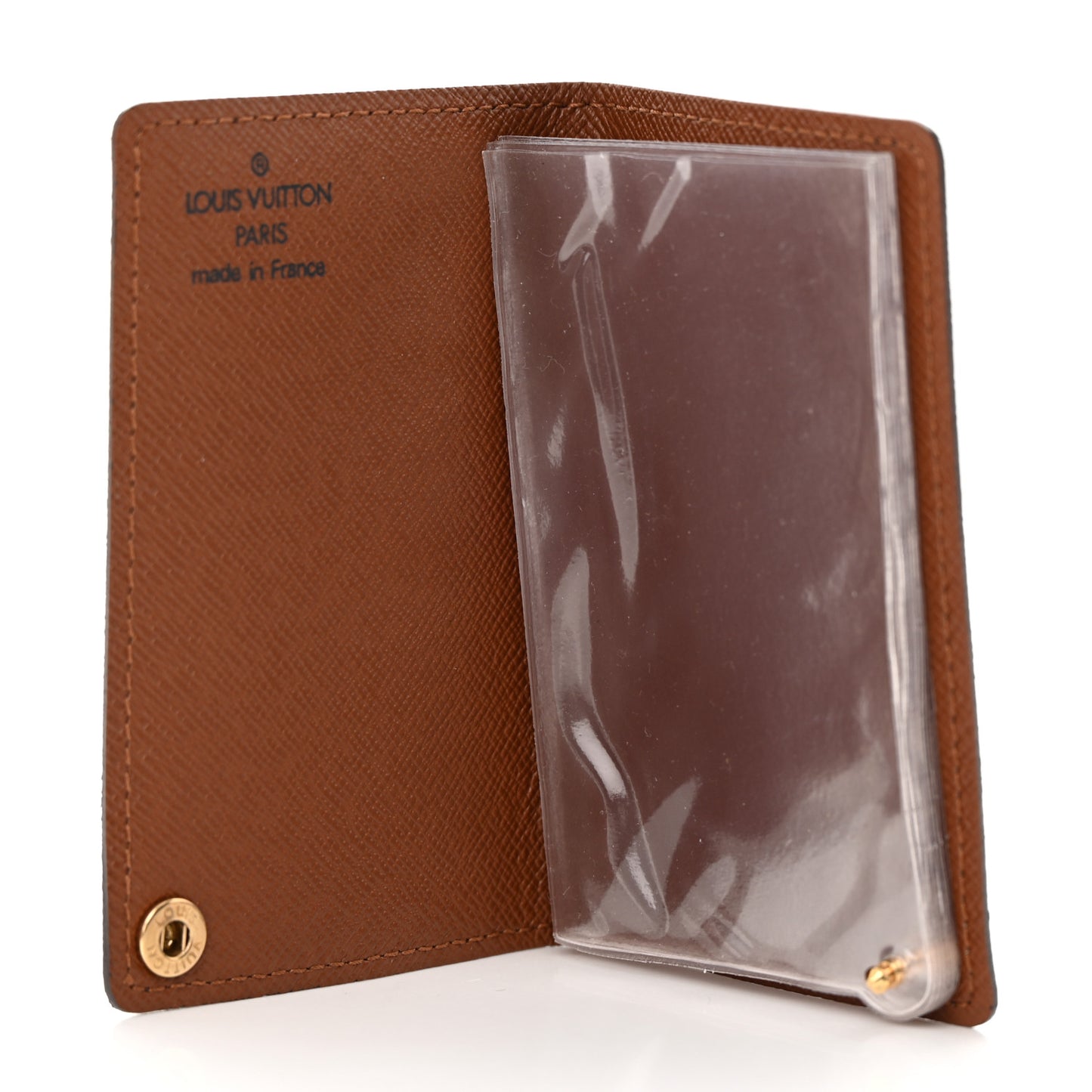 Monogram Credit Card Photo Holder