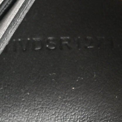 Burberry Soft Grain Calfskin Haymarket Check Camberwell Card Case Black 8 of 9