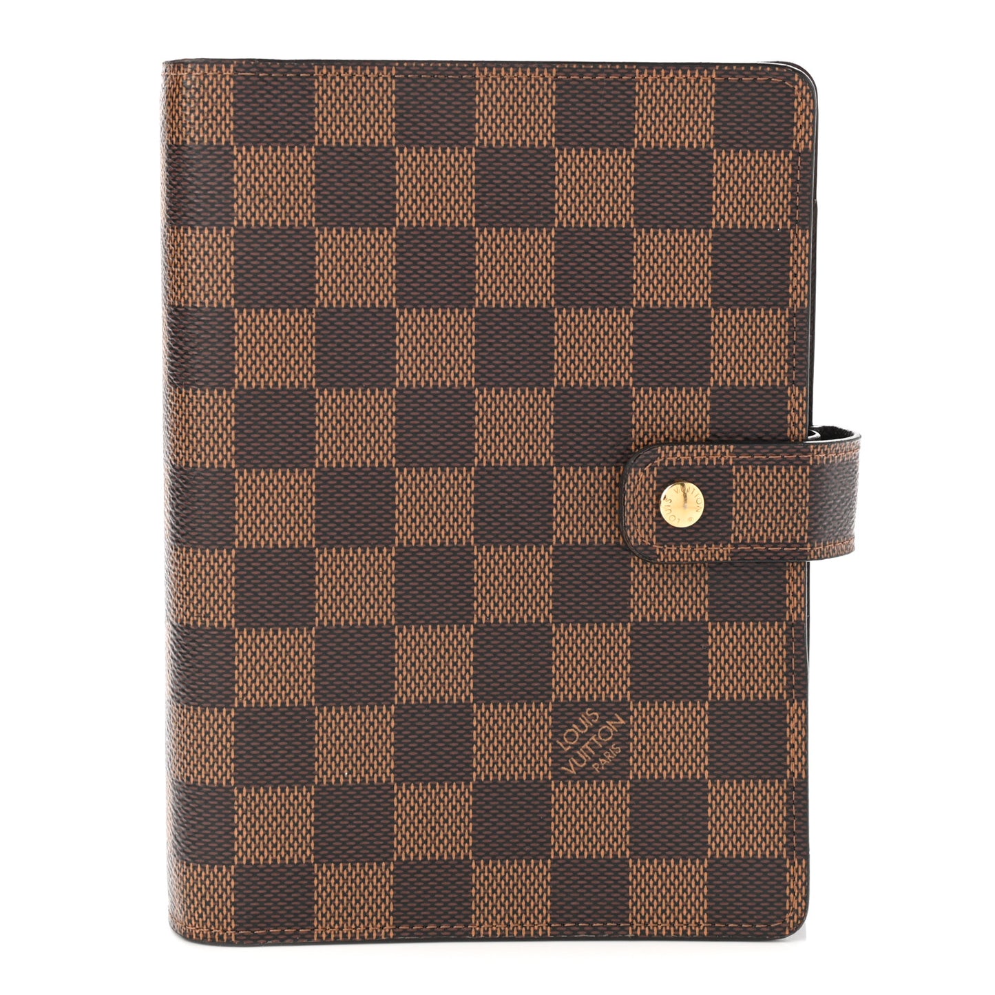 Damier Ebene Medium Ring Agenda Cover