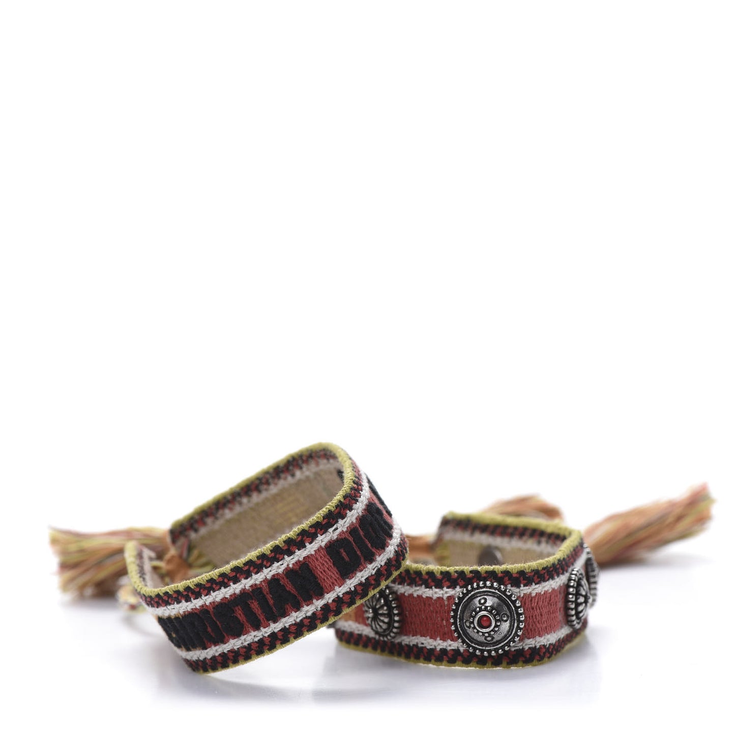 Woven Cotton J'Adior Friendship Bracelet Set Multicolor