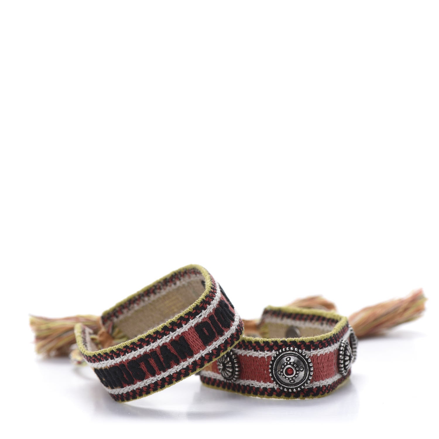 Christian Dior Woven Cotton J'Adior Friendship Bracelet Set Multicolor 4 of 6