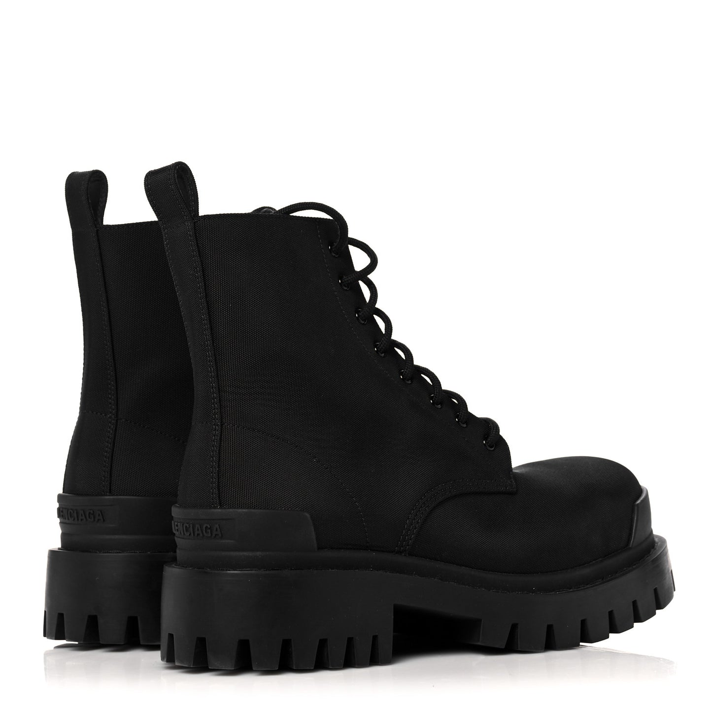 Nylon Womens Strike 20mm Lace Up Boots 37 Black