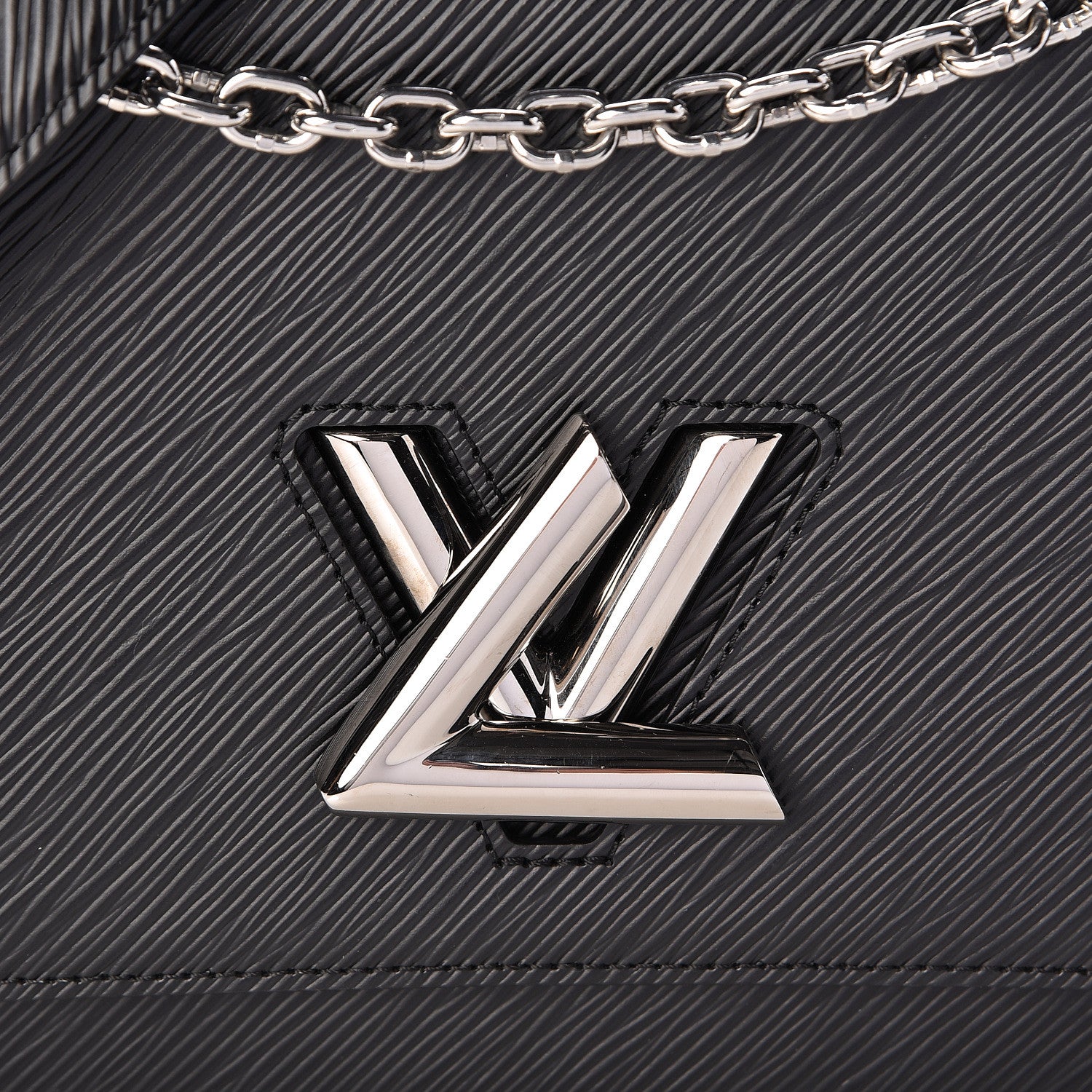 Louis Vuitton Epi Twist Shoulder Bag MM Black 7 of 10