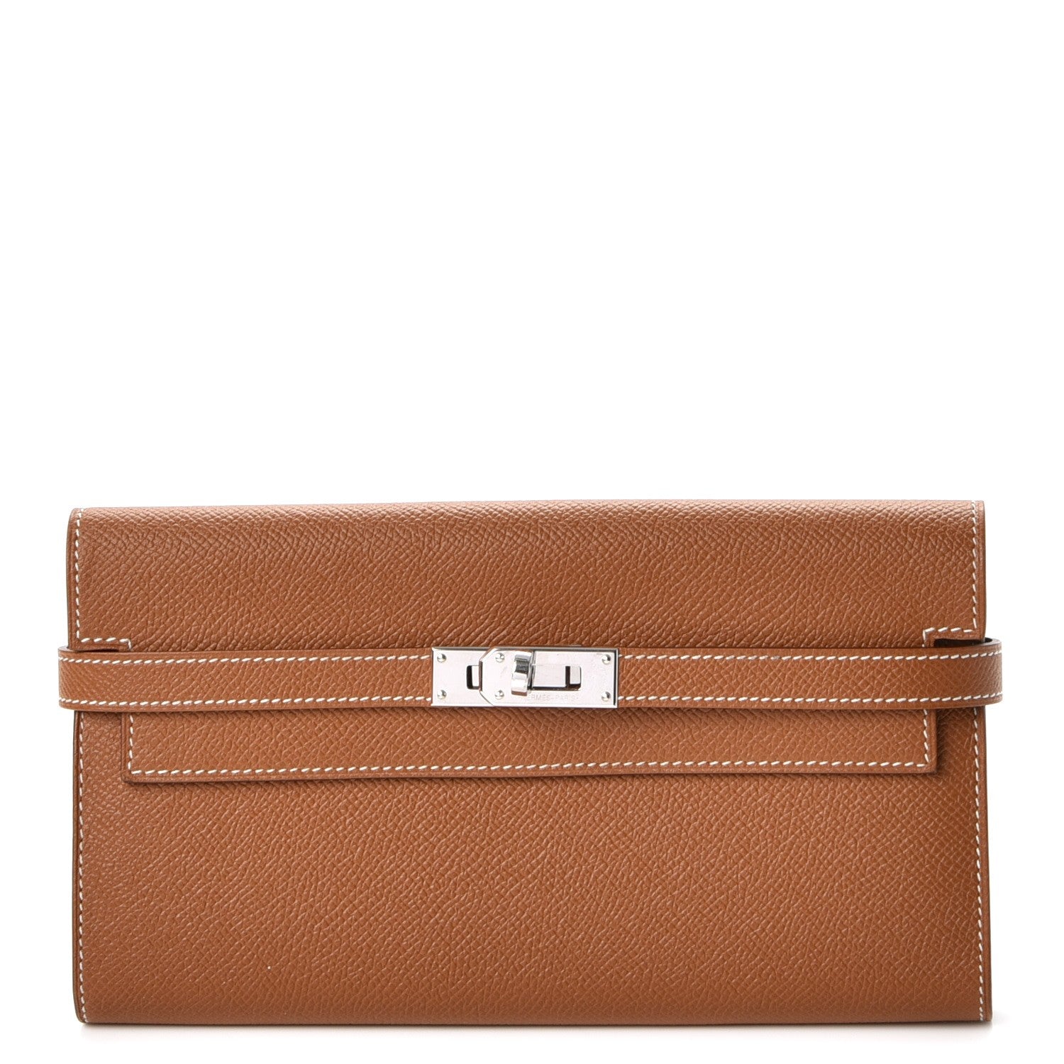 Hermes Epsom Kelly Longue Wallet Gold 1 of 8