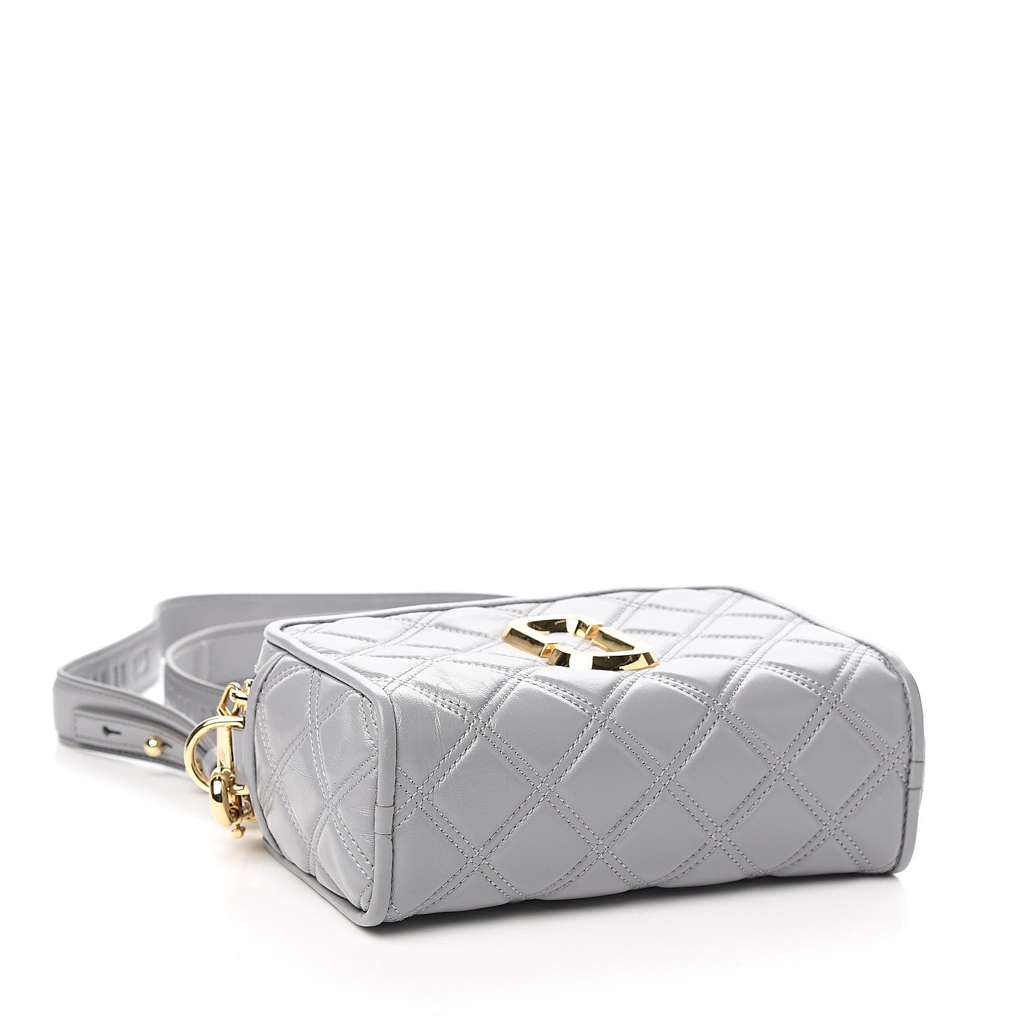 Marc Jacobs Calfskin Quilted The Softshot 21 Bag Grey 3 of 11