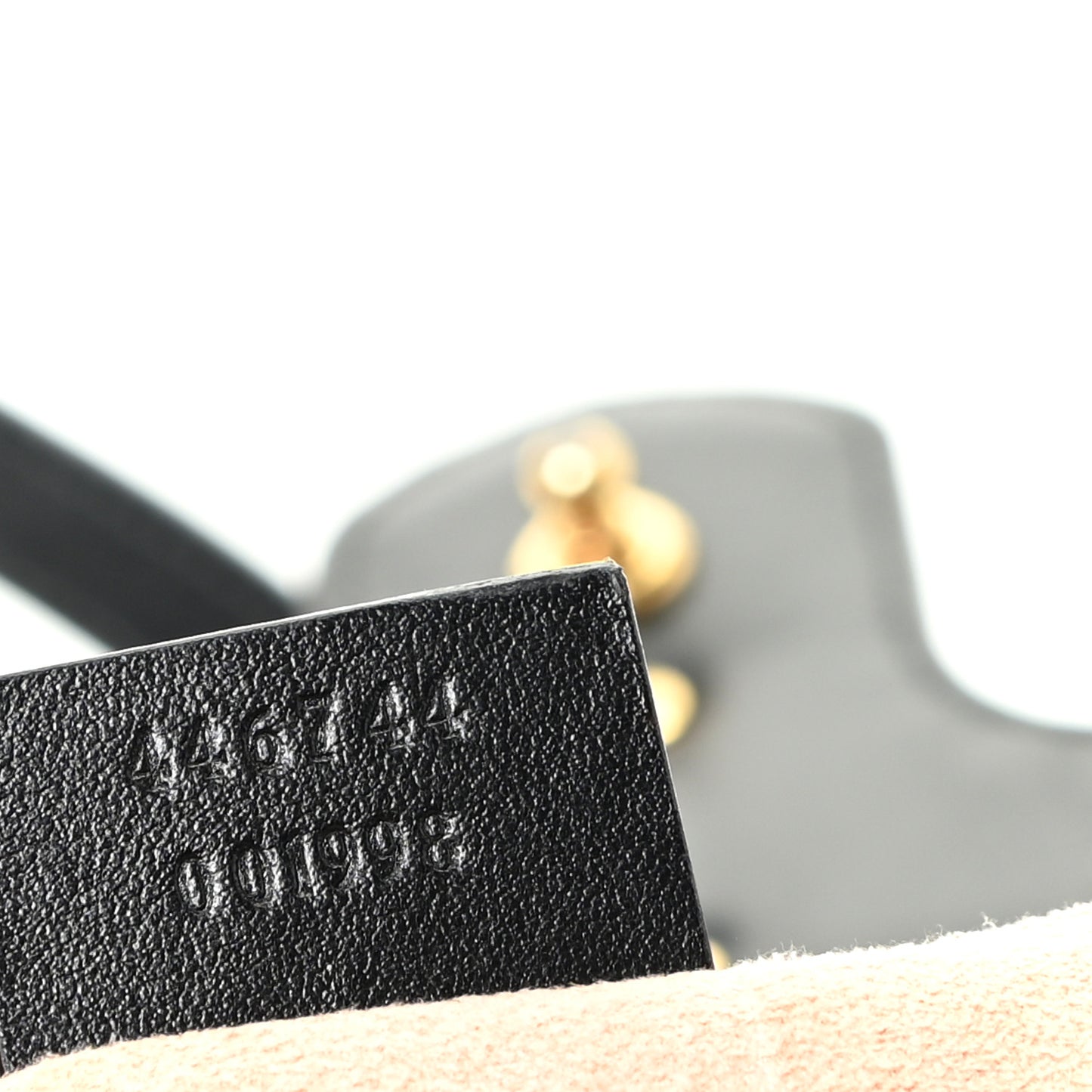 Calfskin Matelasse Mini GG Marmont Shoulder Bag Black