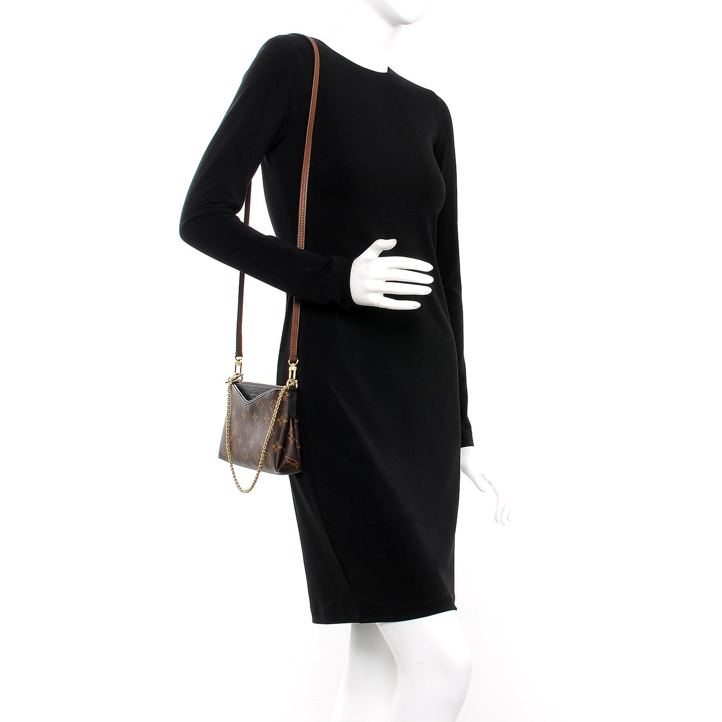 Monogram Pallas Clutch Black
