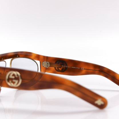 Gucci Oval Sunglasses GG0233S Tortoiseshell Gold 5 of 8