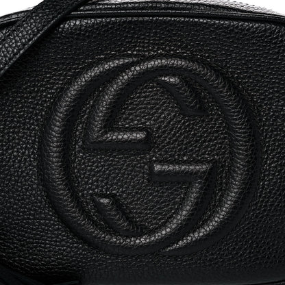 Gucci Pebbled Calfskin Small Soho Disco Bag Black 9 of 12