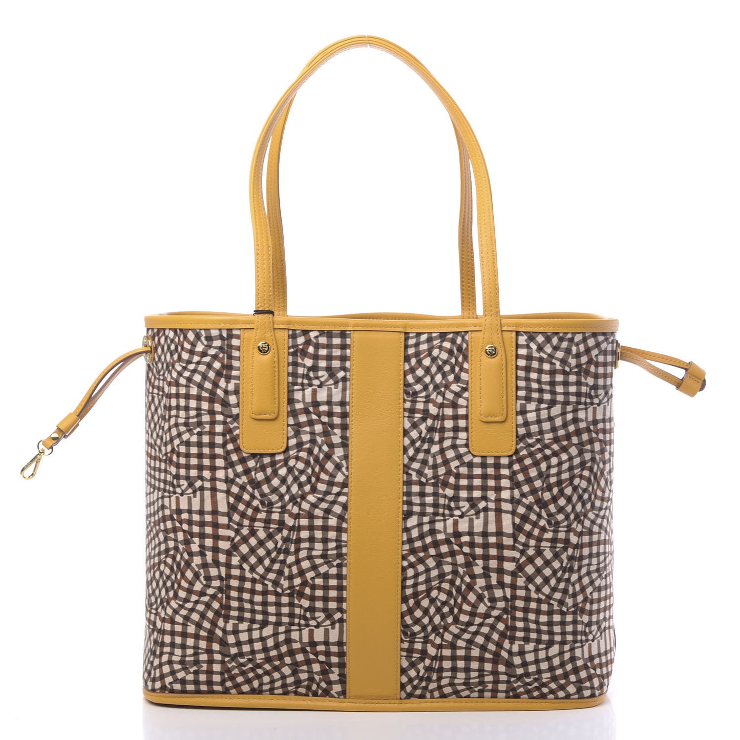 Visetos Medium Liz Reversible Shopper Tote Cognac Yellow