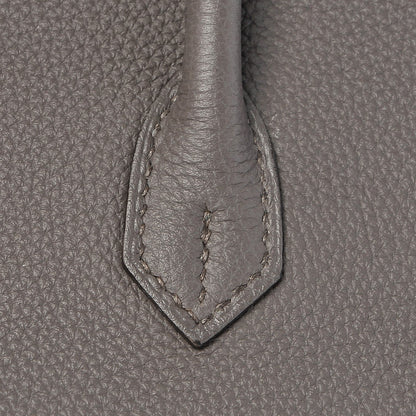 Hermes Togo Birkin 25 Etain 28 of 34