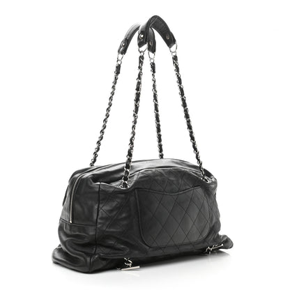 Chanel Lambskin Quilted Small Camera Case Black 3 of 10