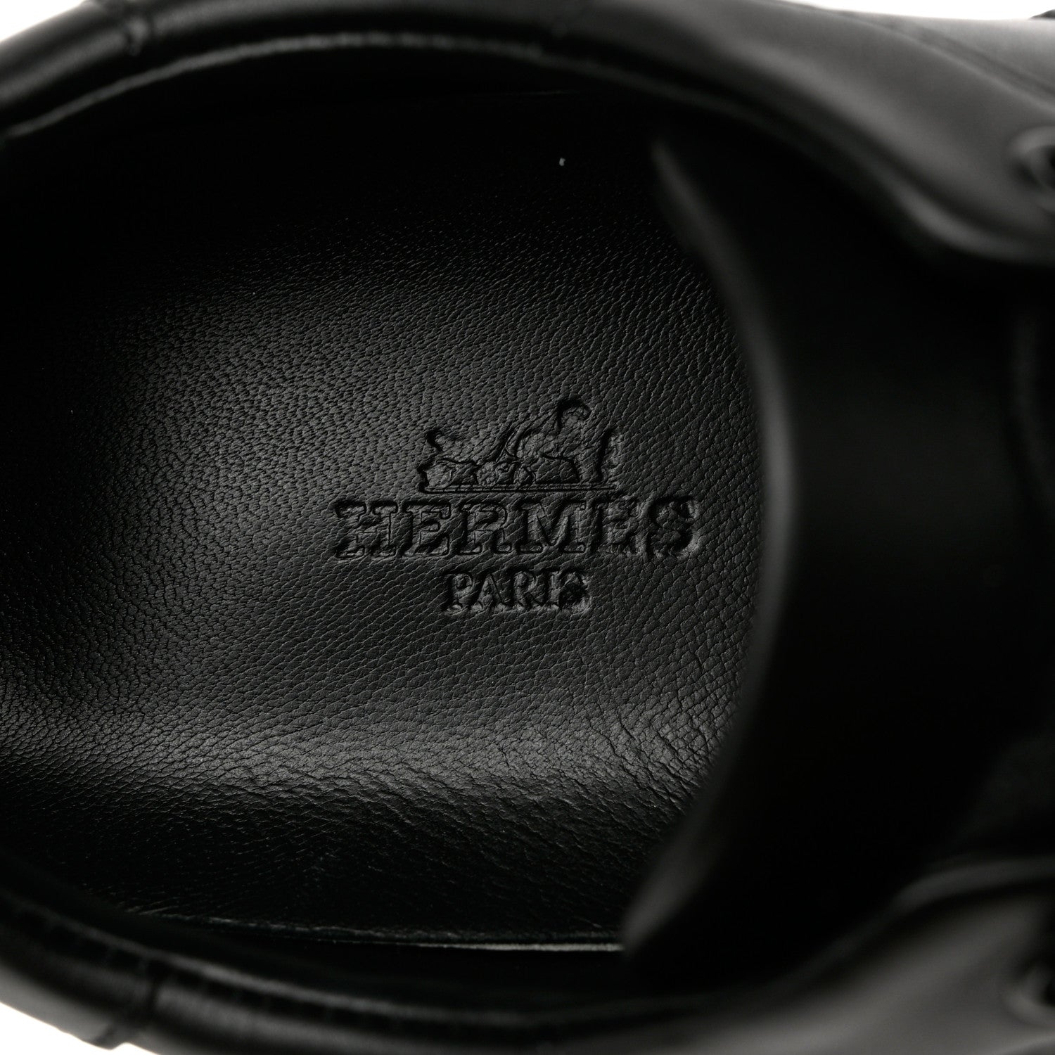 Hermes Calfskin Day Sneakers 36.5 Black 6 of 8