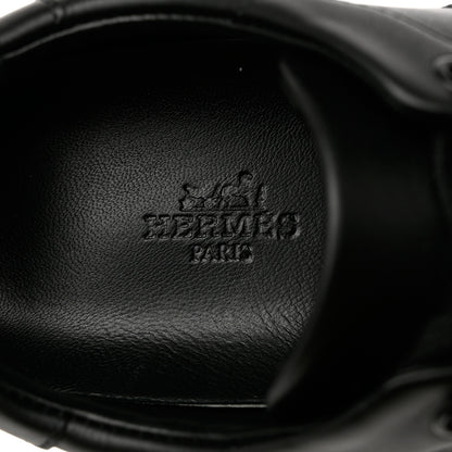 Hermes Calfskin Day Sneakers 36.5 Black 6 of 8