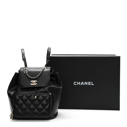 Chanel Caviar Quilted Business Affinity Backpack Black 11 of 11