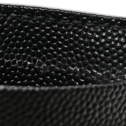 Saint Laurent Grain de Poudre Uptown Card Holder Black 7 of 8