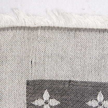 Louis Vuitton Wool Silk Monogram Denim Shawl Black 6 of 7