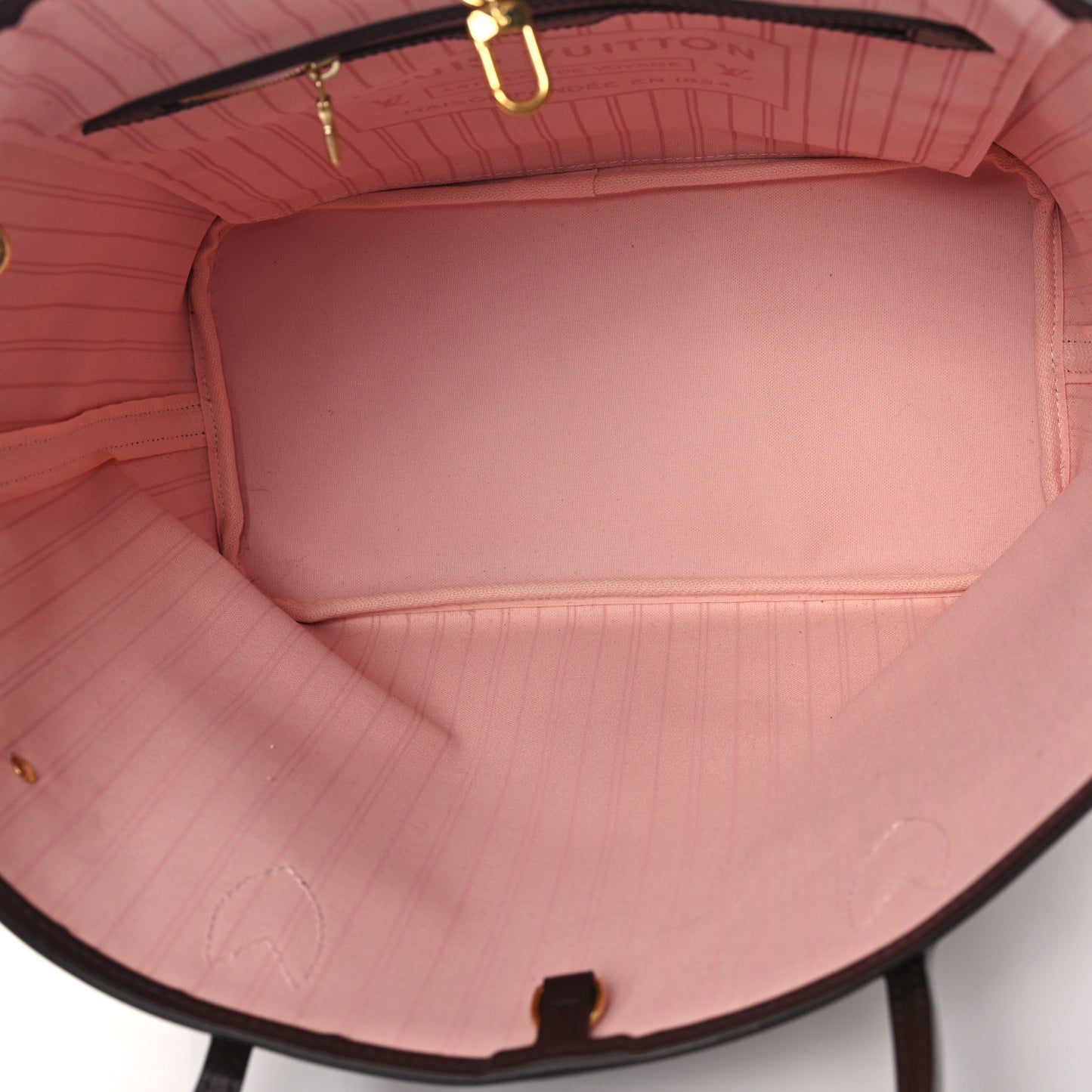 Damier Ebene Neo Neverfull MM Rose Ballerine