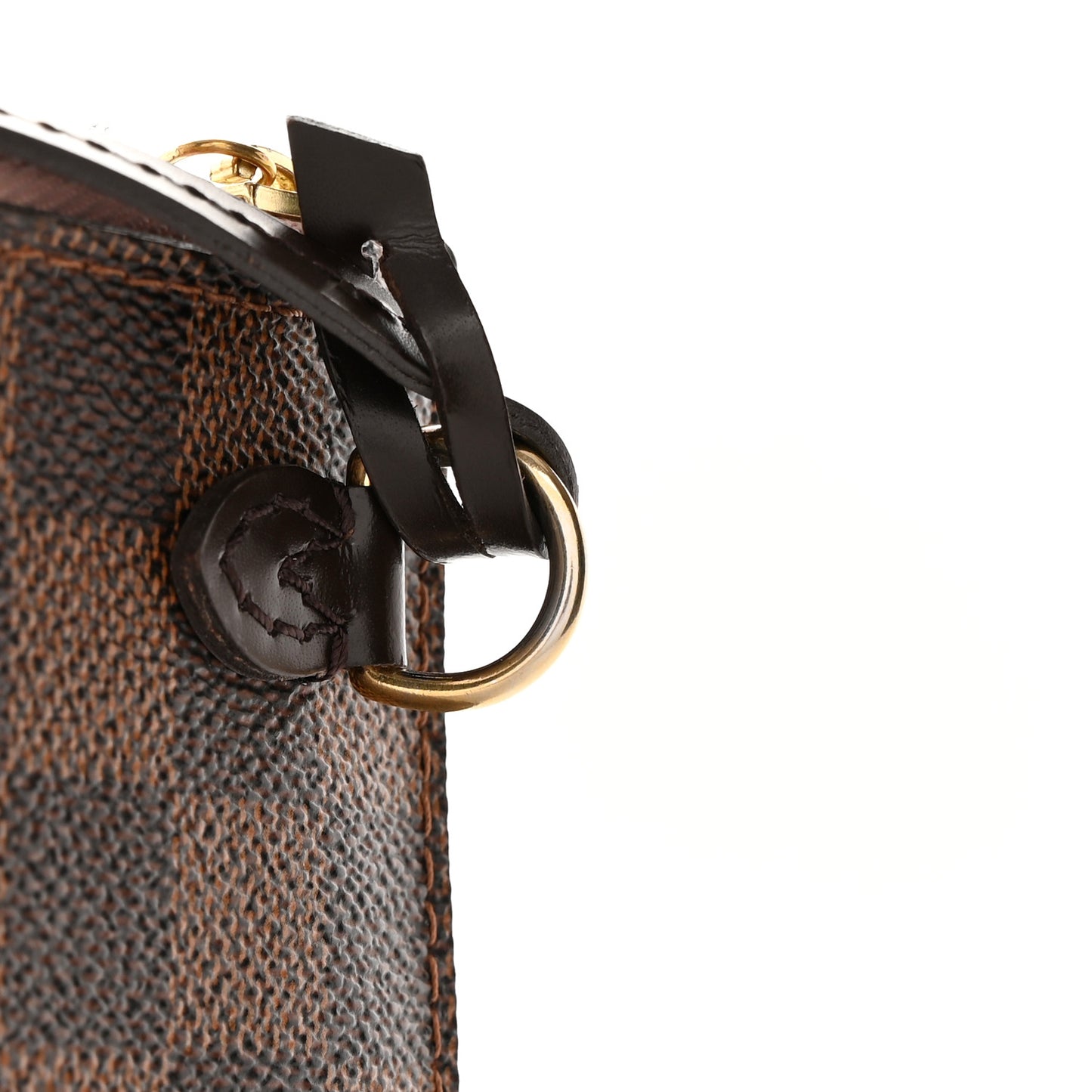 Damier Ebene Neverfull MM GM Pochette Rose Ballerine