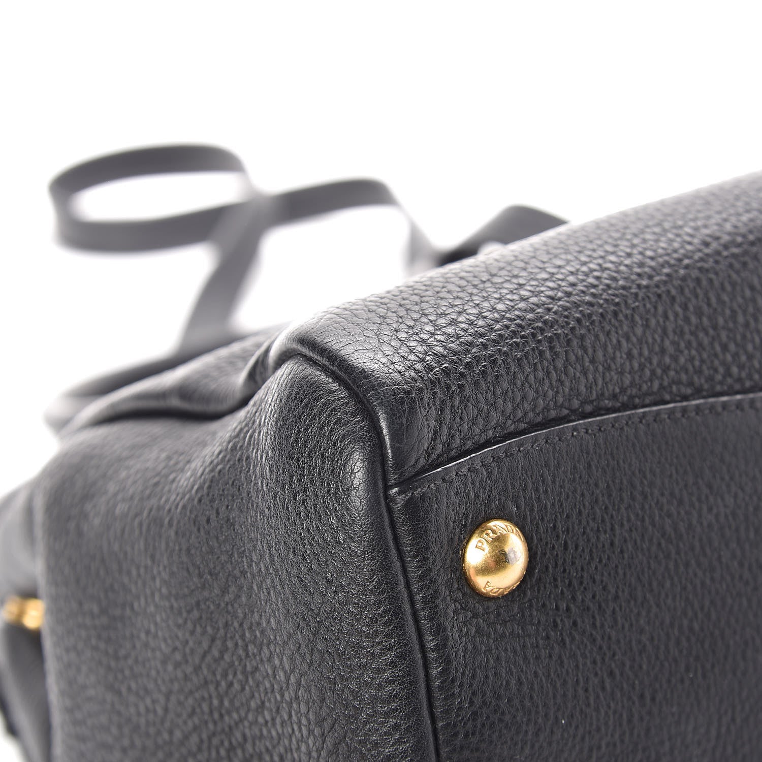 Prada Vitello Phenix Shopping Bag Black 16 of 23