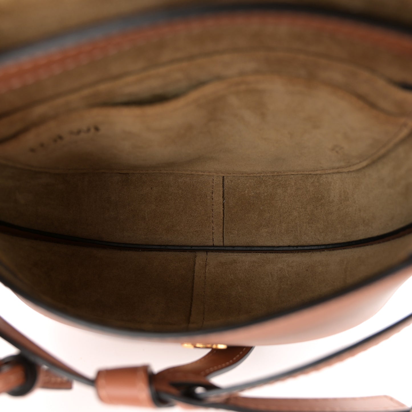 Calfskin Jacquard Mini Gate Dual Bag Tan