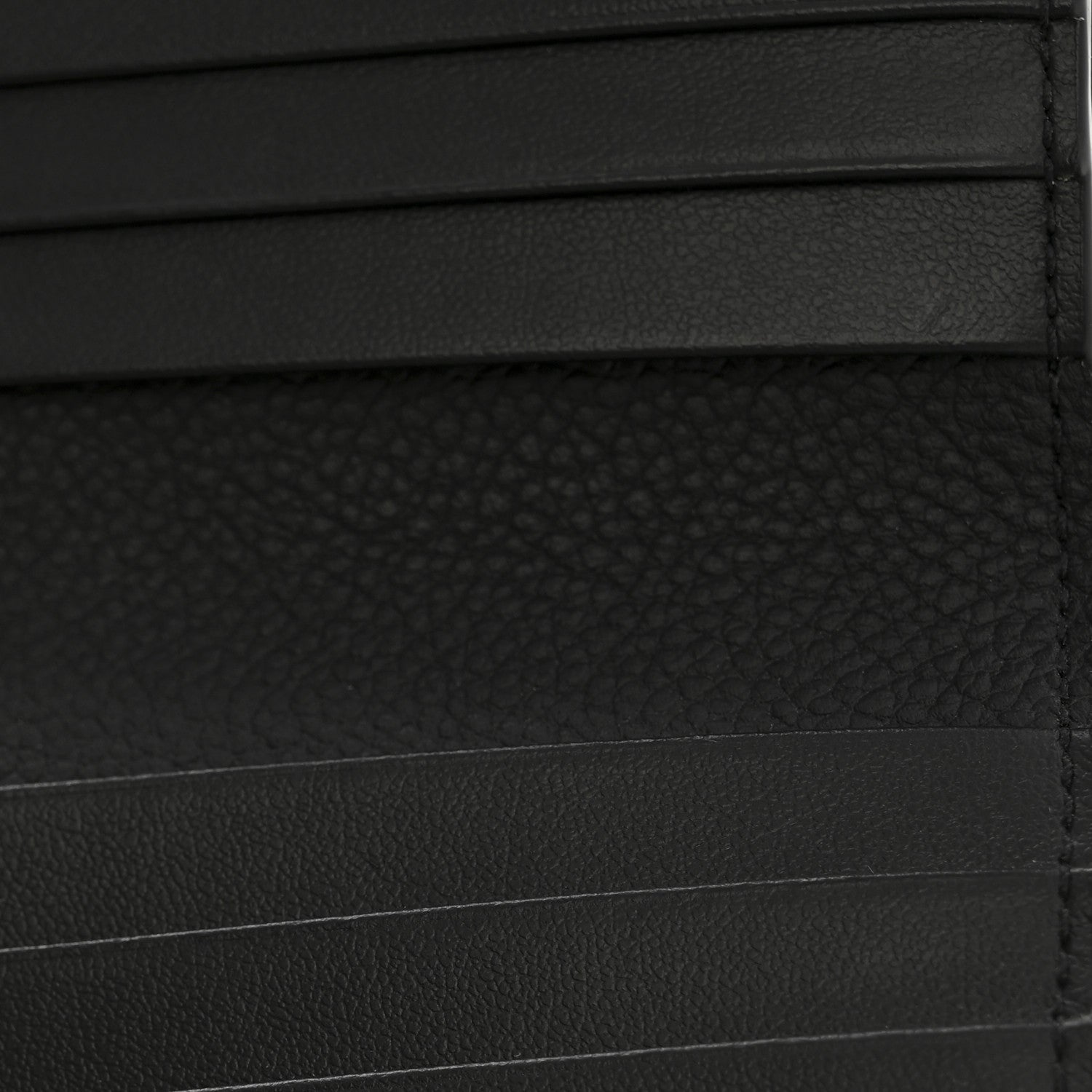 Christian Dior Grained Calfskin Embossed Dior Gravity BiFold Wallet Black 9 of 10