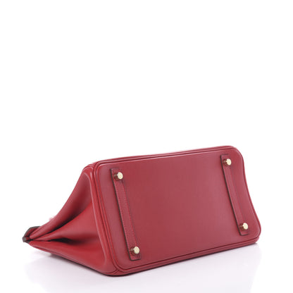 Hermes Epsom Birkin 30 Rouge Casaque 4 of 13
