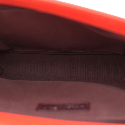 Chanel Calfskin Chevron Quilted New Medium Boy Flap Orange 5 of 21