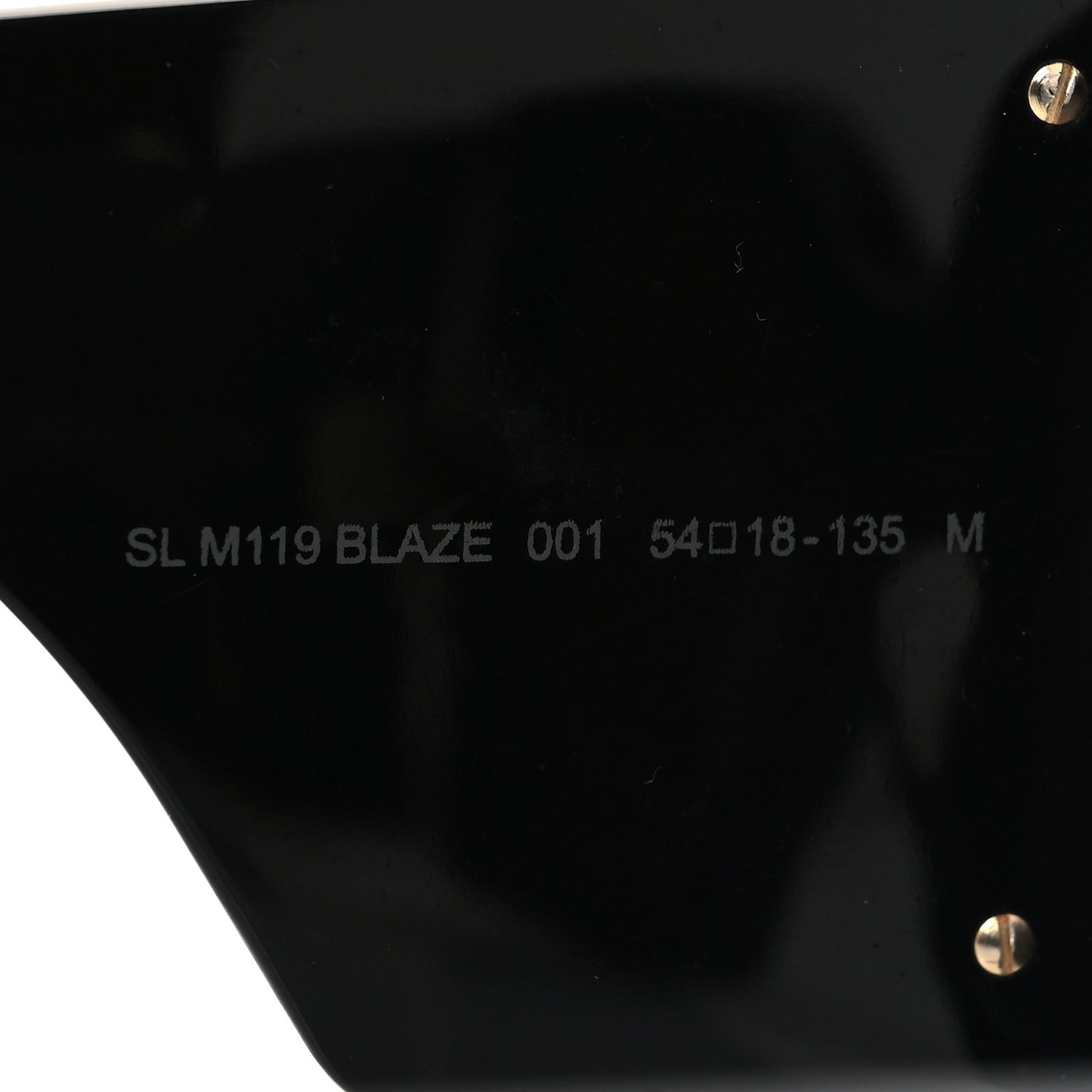 Acetate Blaze Sunglasses SL M119 Black