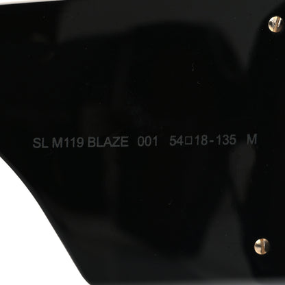 Saint Laurent Acetate Blaze Sunglasses SL M119 Black 7 of 8