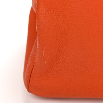 Hermes Togo Birkin 40 Feu 12 of 27