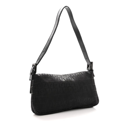 Fendi Zucchino Baguette Black 3 of 10